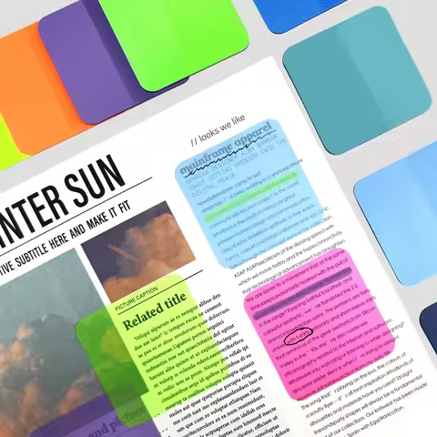 8 PadsWaterproof Self-Adhesive Transparent Sticky Notes Translucent Sticky Notes For School Office S