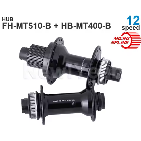 SHIMANO ALIVIO Disc Brake Front Hub HB-MT400-B Rear FREEHUB FH-MT510-B E-THRU Axle 12-speed Original