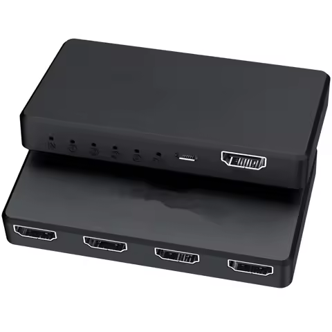 HD 4K Video Switcher HDMI-Compatible Cable Adapter 1x4 Hub For PS4 Laptop Monitor TV Box Projector