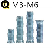 Press Rivet Screw FH-M3M4M5M6 Carbon Steel Press Rivet Screw Pressure Plate Screw Pressure Plate Scr