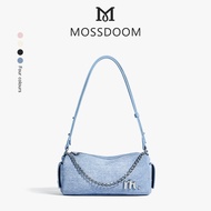 MOSSDOOM Maelys Bag Women's Shoulder Bag Boston Bag Retro Style  Sling Bag Street Fashion Denim Bag