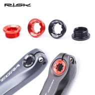 RISK Aluminium Alloy Bicycle Crank Arm Bolt Bike BB Crankset Cover Bolt Screw For Deore/XT/SLX/XTR/105/UT/DA