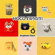 【Popularity】For HOCO EW50/51 Case Earphone Case Anime Cartoon Styling Soft Silicone Casing