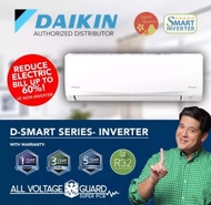 DAIKI'N 2.5hp D-Smart Series Inverter Split Type Aircon