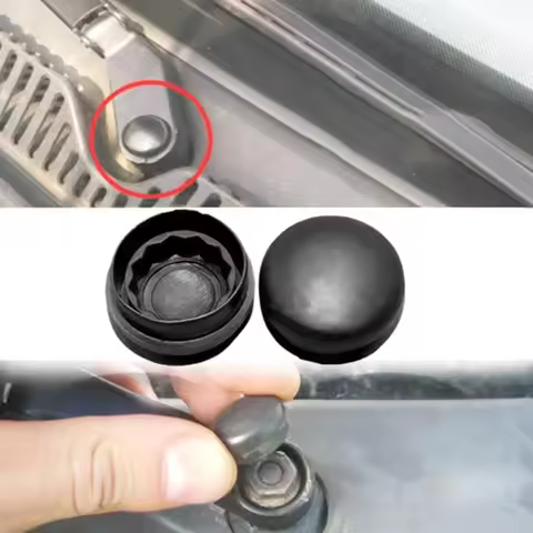 2Pcs Automotive Front Windshield Wiper Arm Cover Nut Cover Suitable For Volkswagen T6 T4 T5 2000-201