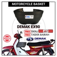 𝗙𝗥𝗘𝗘 𝗦𝗞𝗥𝗨 BKP BASKET DEMAK EX90 EX 90 Plastic Plastik Pvc Motor Front Bakul Depan Raga