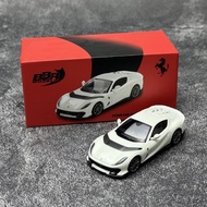 BBR 1: 64 Ferrari Ferrari 812 Competizione White Alloy Car Model