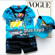 BLUE TAYO BUS BOYS SET/TAYO AND FRIENDS CHILDREN'S SET/TAYO CHILDREN'S HAT/TAYO BUS