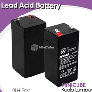 4V 4AH 4.5AH 4 Volts Rechargeable Sealed Lead Acid Battery