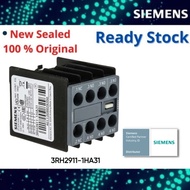 Siemens 3RH2911-1HA31 auxiliary switch, on the front, 3 NO + 1 NC