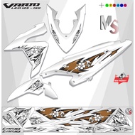 STICKER POLET STICKER TRIPING VARIATION VINYL VARIO LED STICKER COSTUME VARKY MS009 MOTORCYCLE STICK