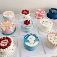 Round pan 12x5 / 12x4 / 12x7 sponge CAKE diameter 12cm BENTO CAKE KOREA