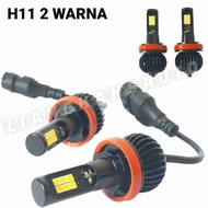 H11 LED Fog Light Bulb 2 Colors White-Yellow