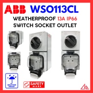 ABB Weatherproof Switched Socket Outlet for 13A IP66【WSO113CL】