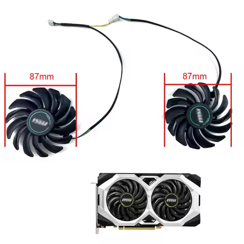 NEW Cooling Fan 87mm PLD09210S12HH 2060S RTX2070 For MSI GeForce RTX 2070 2060 Super VENTUS XS OC Co