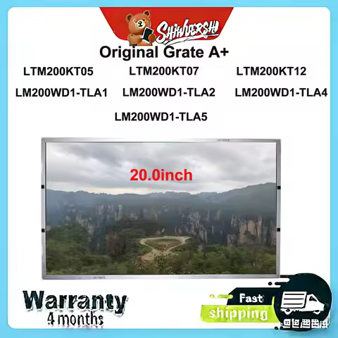 Original New A+ 20.0" Lcd Screen LTM200KT05 LTM200KT07 LTM200KT12 LM200WD1-TLA1 LM200WD1-TLA2 LM200W