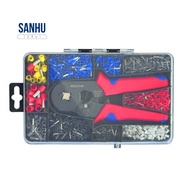 HSC8 Cable Wire Crimper Crimping Tool Plier Set 6-4/6A 23-7AWG Self  1200Pcs Cord End Bootlace Ferru