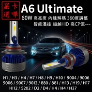 Kabe-A6-Ulitmate-60W-12V/24V Dual Copper Tube LED Headlight Bulb-H7-H1-H11-D2/D4-H4