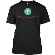 Good Printed Soft Usdt Hedge Fashion Casual T-Shirt Mens