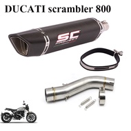 ท่อแต่ง sc project carbon s1r scrambler 800 ducati สลิปออน เสียงแน่นทุ้ม รับประกันสินค้า1ปี ตรงรุ่น