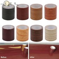 SUEREN 5M/Roll Furniture Repair Tape, Wood Grain Mildew-proof Floor Renovation Sticker, High Quality