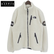 The North Face White Label RIMO 抓絨夾克，男款白色，L 碼（二手）