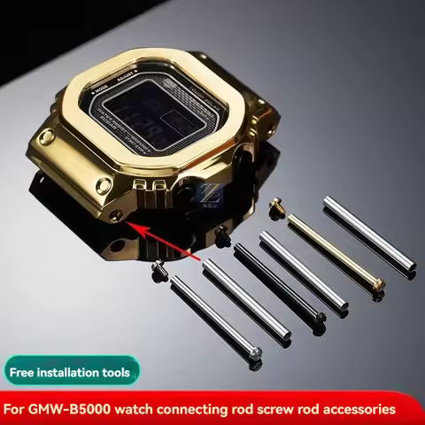 GMW-B5000 Stainless Steel Screw Rod for Casio GMW B5000 Metal Watch Connecting Rod Strap Screw Rod G
