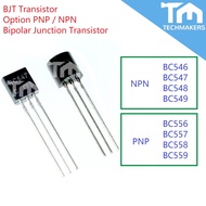 BC546 BC547 BC548 BC549 BC556 BC557 BC558 BC559 NPN PNP Bipolar Transistor BC Series BJT Diode (B) T