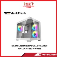 DARKFLASH C275P DUAL CHAMBER MATX CASING - WHITE