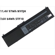 11.4V 97Wh NYFJH Laptop Battery For Dell Precision 7530 P74F 7730 P34E 7330 Series 0WMRC 7M0T6 5TF10