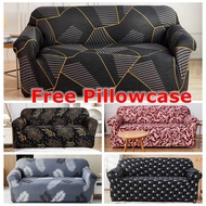 sarung sofa beautiful flowers sofa cover 3 seater 2 seater sofa cover 4 seater  elastic sarung sofa 