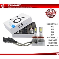 C6 LED Mentol Lampu Kereta headlight lampu kabus (H11,H7,H4,HB4/HB3/H1/H13/H3) Fog Light / Headlamp 