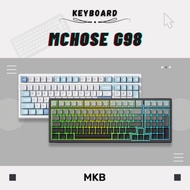 Mchose G98/G98 Pro Hot-Swap Gasket Structure South Facing RGB Tri-Mode Bluetooth Full Build Keyboard