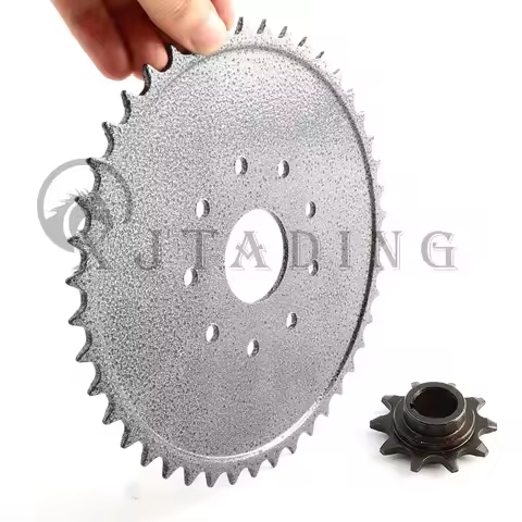 415 chain 44T Tooth 9 Hole Rear Sprocket With 10T drive sprocket For 49cc 66cc 80cc Motorized Bike E
