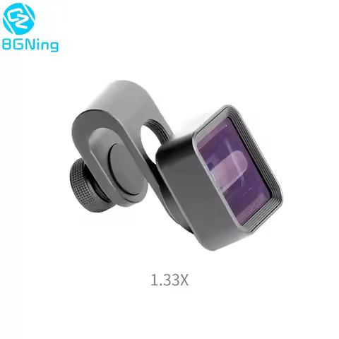Phone Anamorphic Lens 1.33X 1.55X Wide-Angle SmartPhone Lens For iPhone 15 14 Phone Video Widescreen