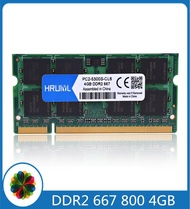 หน่วยความจำแล็ปท็อป DDR2 4GB 800 MHZ 667MHZ 4GB DDR 2 800 Mhz PC2-6400 PC2-5300 Memoria Notebook 1.8V Sodimm SO-DIMM