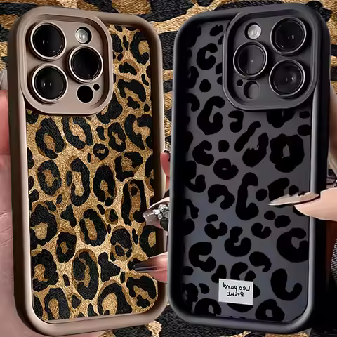 Classic Leopard Print Phone Case For OPPO A6 A5 A3 Pro A5X A6X A3X A78 A79 A58 A57 A77 A98 A52 A72 A