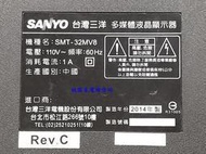 三洋 SANYO SMT-32MV8 零件廉價賣