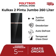 POLYTRON Kulkas 2 Pintu 260L Belleza JUMBO PRW 29MNX