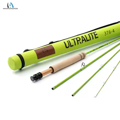Maximumcatch Ultralite-X Fly Rod 1/2/3WT 6'0''/6'6''/7'6'' MOD-Fast Action Lightweight Small Stream