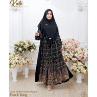 DRESS MUSLIM BAJU GAMIS WANITA SET KHIMAR ADEN HIJAB KATE REBORN