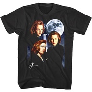 The X Files Many Moods Of Dana Scully Men's T-Shirt Moon Gillian Anderson FBI Pattern