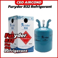 CEOapt Furyder R32 Refrigerant Gas (3KG/5KG Net Weight) 100% Pure Gas Aircond Rumah