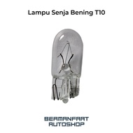 T10 Clear Glass Yellow Light Bulb