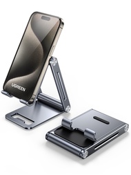 【Jackson Yee's Pick】UGREEN Aluminum Cell Phone Adjustable Desk Phone Holder Compatible for iPhone 14