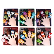 HAOXI Soft Rubber Educational Cartoon Animal Children'S Puppet Toy Animal Head Gloves Role Playing Toy Fingers Puppets Animal Head Gloves Tiny Hands Toys Dinosaur Hand Puppet