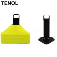 TENOL Soccer Cone Holder, Marking Disc Holder, Shelf, Space Saving, Soccer Disc Cones for Training