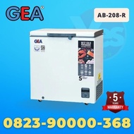 Gea Ab-208-r Chest Freezer Box 200 Liter Garansi Resmi