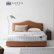 Lotus ฐานเตียงทำจากไม้เนื้อแข็งทนทาน รุ่น Motive ผ้าหุ้ม Microfiber Fabric คล้ายผ้ากำมะหยี่ ส่งฟรี SM 08 / สีเลือดหมู 3.5 ฟุต