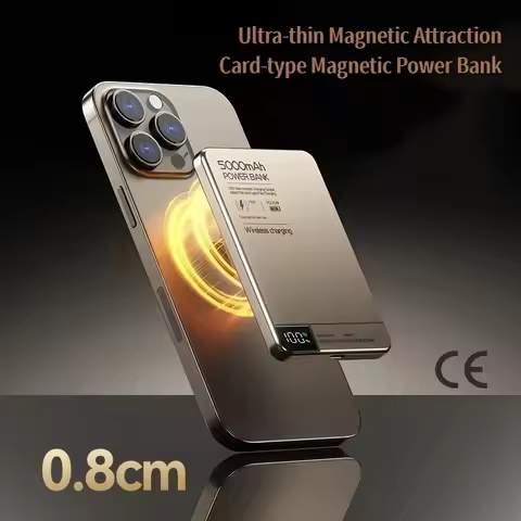 VIVO 5000mAh Magnetic Wireless PowerBank Digital Display PD22.5W Fast Charging External Battery For 